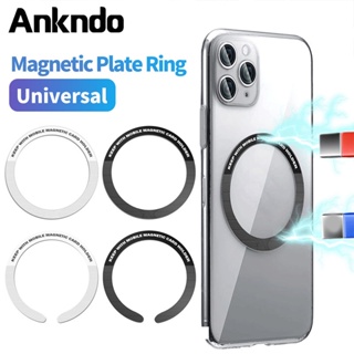 Ankndo แหวนแม่เหล็กไร้สาย 1 3 5 ชิ้น สําหรับ iP 14 Pro Max 13