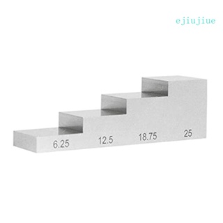 Cc บล็อกเหล็กทดสอบ 1018 UT-Block 6 25 มม. 12 5 มม. 18 75 มม. 25 4 ขั้น