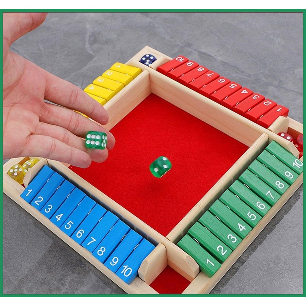 เกมปัดสี่ด้าน-ของเล่นเกมดิจิตอลสีสันสดใส-เกมกระดานพ่อแม่ลูก-เกมปาร์ตี้สบาย-ๆ