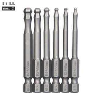 ⭐READY STOCK ⭐Screwdriver Bit 65mm 6pcs Alloy Steel Ball End Driver Bit Electroplating