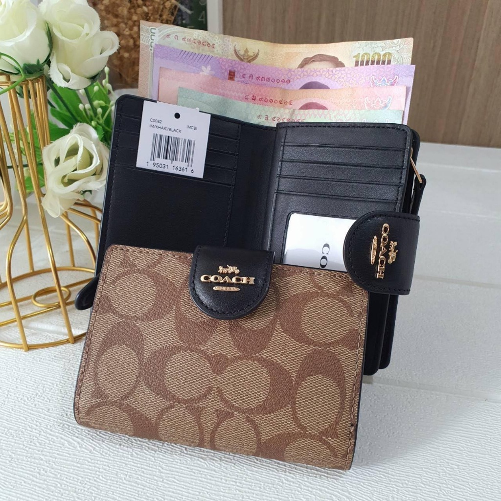 Medium Corner Zip Wallet C0082 6390 กระเป๋าสตางค์ขนาดกลางซิปรอบ แท้ ...