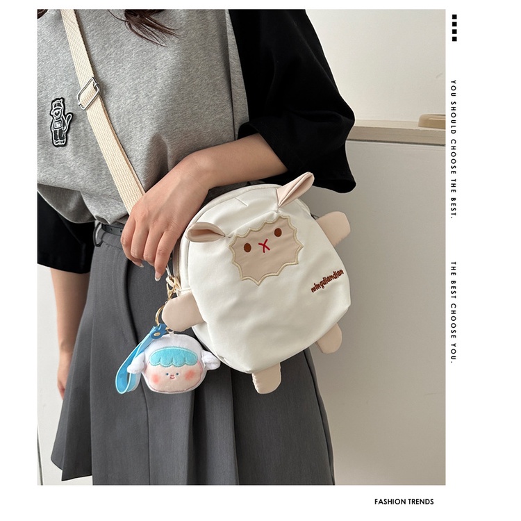 c-k-กระเป๋าสะพายสำหรับผู้หญิงรุ่นเกาหลีร้อยชิ้นการ์ตูนผ้าใบน่ารัก-ins-ญี่ปุ่นเดิม-sukhoi-commuter-กระเป๋าสะพาย