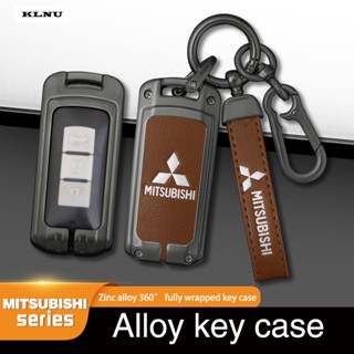 Klnu เคสกุญแจรีโมทรถยนต์ หนังวัวแท้ สําหรับ Mitsubishi Xpander Cross Mirage G4 Triton Pajero Montero Outlander Sport Strada ASX Attrage Lancer