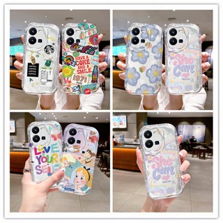 เคส  vivo y35 เคสโทรศัพท์มือถือ ลายครีม กันกระแทก สําหรับ vivo y35