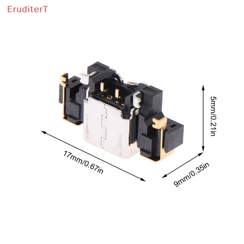 eruditert-ใหม่-โมดูลซ็อกเก็ตชาร์จ-พอร์ตชาร์จ-usb-สําหรับ-3ds-3dsxl-ll-ใหม่