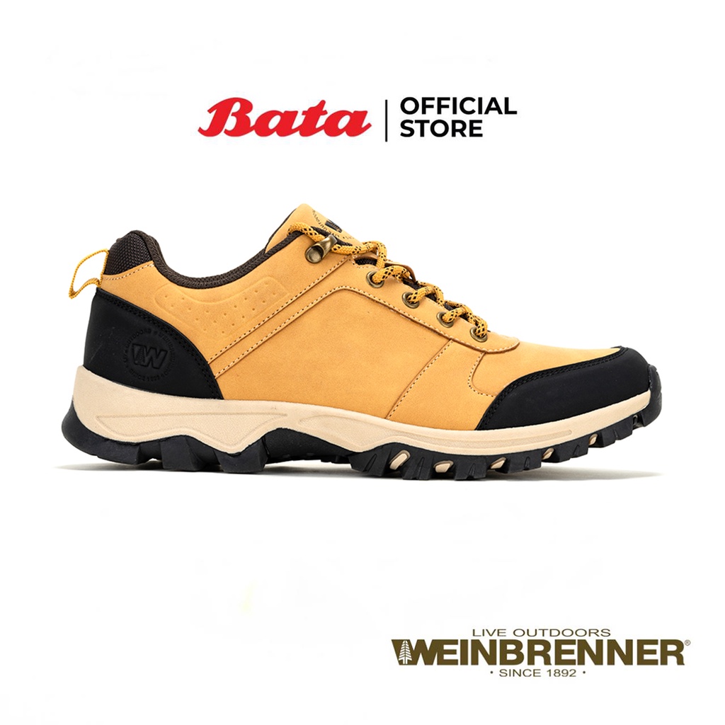 bata-บาจา-weinbrenner-รองเท้าผ้าใบ-รองเท้าลำลองแบบผูกเชือก-สำหรับผู้ชาย-รุ่น-ridgeview-สีแทน-8403006
