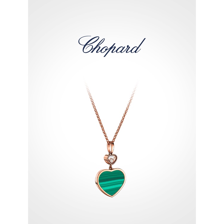 พร้อมส่ง-chopard-สร้อยคอ-ทองคํา-18k-พร้อมจี้รูปหัวใจ-สีโรสโกลด์