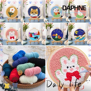 Daphne ชุดอุปกรณ์เย็บปักถักร้อยแฮนด์เมด Diy สําหรับใช้ในการเย็บปักถักร้อยงานฝีมือ