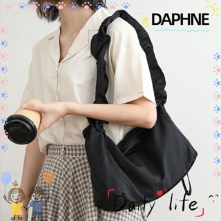 Daphne กระเป๋าถือ กระเป๋าสะพายไหล่ ผ้าไนล่อน ลําลอง