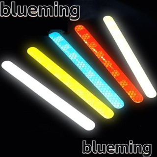 Blueming2 สติกเกอร์สะท้อนแสง เพื่อความปลอดภัย สําหรับติดกระจกมองหลังรถยนต์ รถจักรยานยนต์ 2 ชิ้น ต่อชุด