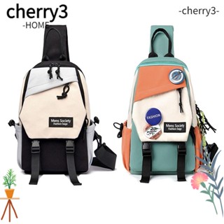 Cherry3 กระเป๋าคาดอก กระเป๋าสะพายไหล่ ผ้าไนล่อน อเนกประสงค์ สําหรับใส่โทรศัพท์ เล่นกีฬา เดินทาง ผู้ชาย ผู้หญิง