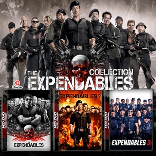 Bluray The Expendables โครตคนทีมมหากาฬ ภาค 1-3 Bluray หนัง มาสเตอร์ เสียงไทย (เสียงแต่ละตอนดูในรายละเอียด) หนัง บลูเรย์