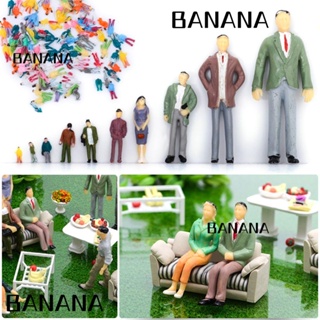 Banana1 แม่พิมพ์ รูปคน สเกล 100 ชิ้น สําหรับบ้านตุ๊กตา DIY