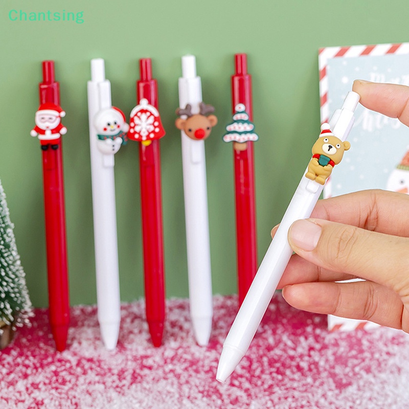 lt-chantsing-gt-ปากกาเจล-ลายการ์ตูนคริสต์มาส-ซานตาคลอส-สโนว์แมน-ของขวัญคริสต์มาส-เครื่องเขียน-สําหรับโรงเรียน-สํานักงาน-คริสต์มาส-นักเรียน-ลดราคา