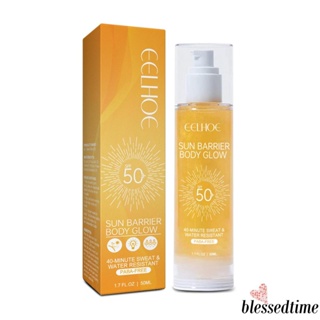 Blessedtime- ครีมกันแดด SPF50+ 50 มล. (1.7 fl.oz) ให้ความชุ่มชื้น ติดทนนาน