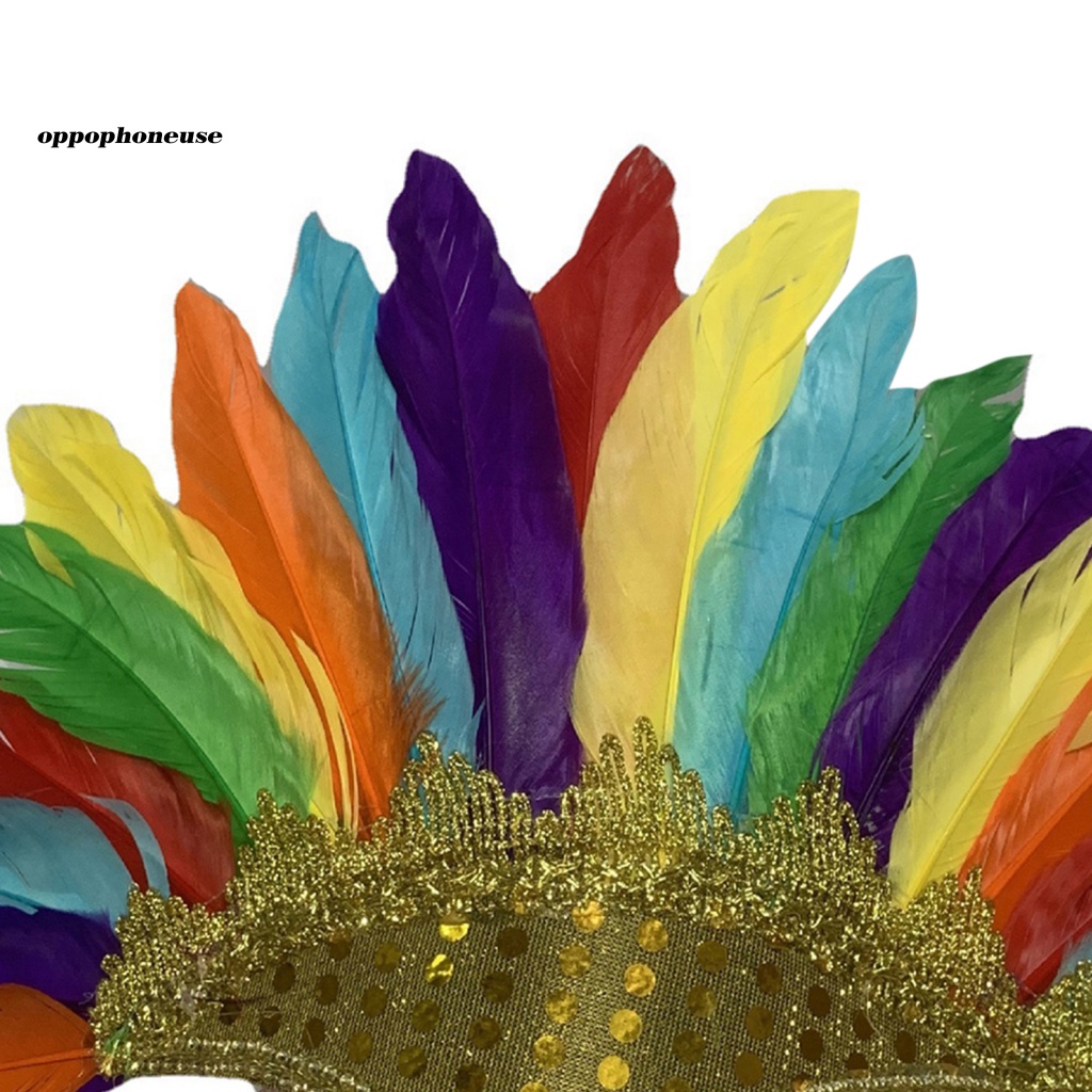 หมวกคอสเพลย์-ประดับขนนก-หลากสี-เหมาะกับงานปาร์ตี้ฮาโลวีน-สําหรับเด็ก