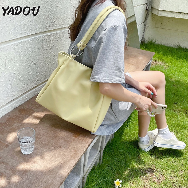 yadou-ใหม่-กระเป๋าถือ-สารพัดประโยชน์-ความจุสูง-กระเป๋าสะพาย