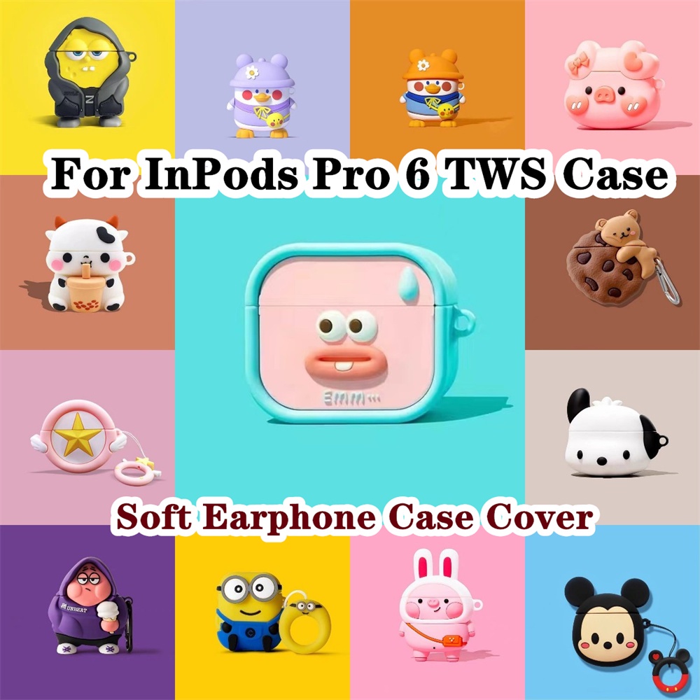 ส่วนลด-เคสหูฟัง-แบบนิ่ม-ลายการ์ตูนฉลาม-สําหรับ-inpods-pro-6-tws-pro6