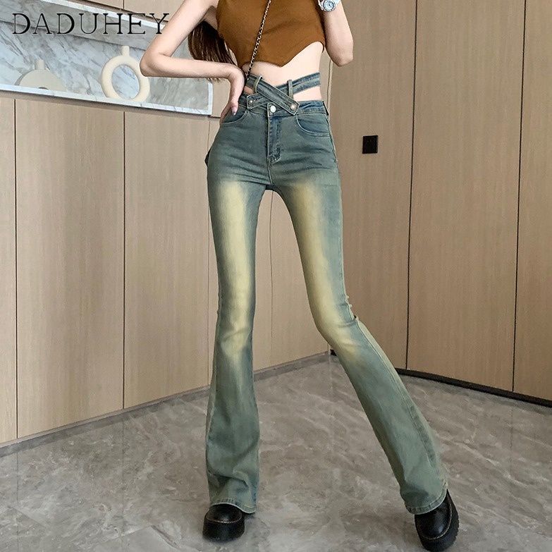 daduhey-american-style-retro-hot-girl-high-waist-bootcut-denim-bootcut-pants-womens-straight-slim-mopping-bell-bottom-pants