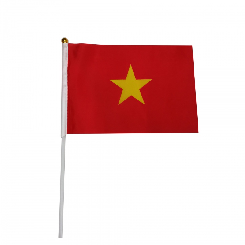 ธงชาติเวียดนาม-แบบโบกมือ-ขนาด-14x21-ซม