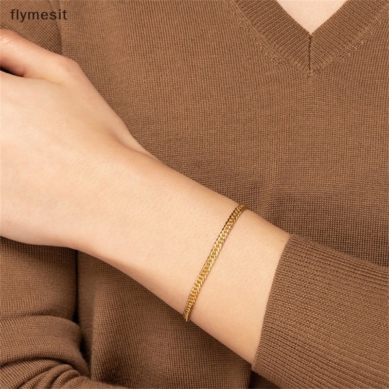 flymesit-สร้อยข้อมือโซ่-สเตนเลส-แบบหนา-กันน้ํา-สีทอง-สไตล์พังก์-คลาสสิก-เครื่องประดับแฟชั่น-สําหรับผู้ชาย