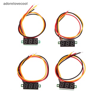 Adth โวลต์มิเตอร์ดิจิทัล DC LED 0-100V 0.28 นิ้ว ปรับได้ 1 ชิ้น