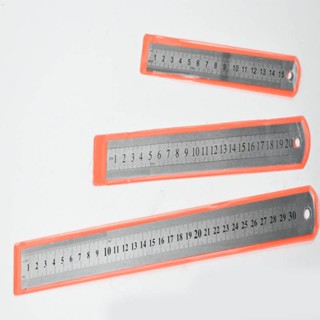 Stainless Steel Double Side Machinist Straight Scale Measuring Ruler 15-30CM Clearance sale