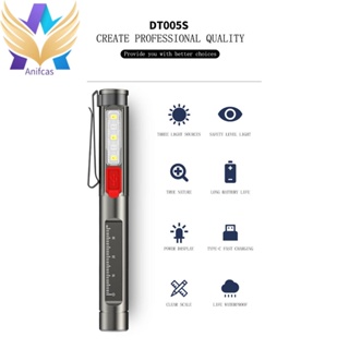 [Anifcas.th] ปากกาไฟฉุกเฉิน LED IPX5 กันน้ํา แบบพกพา ชาร์จไฟได้