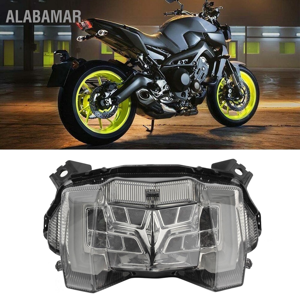 alabamar-รถจักรยานยนต์-led-ไฟท้าย-smoky-เลนส์-ความสว่างสูงเหมาะสำหรับ-yamaha-mt-09-fz-09-2017-2020