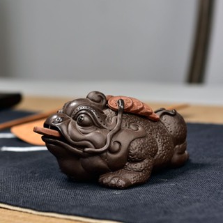 Lucky Golden Toad ชุดชาเซรามิก ขนาดใหญ่ 1K4N อุปกรณ์เสริม สําหรับสัตว์เลี้ยง