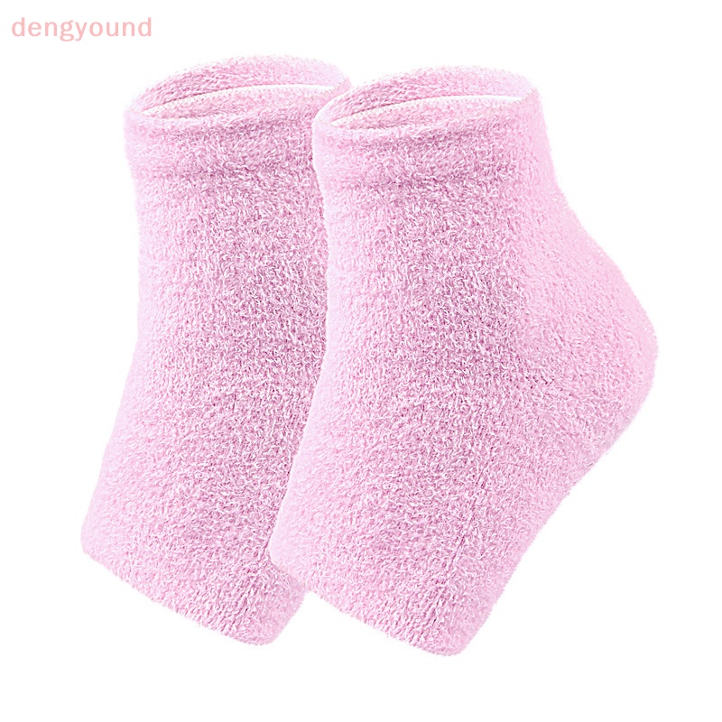 dengyound-ถุงเท้าเจลสปา-ไวท์เทนนิ่ง-ให้ความชุ่มชื้น-ใช้ซ้ําได้-1-คู่