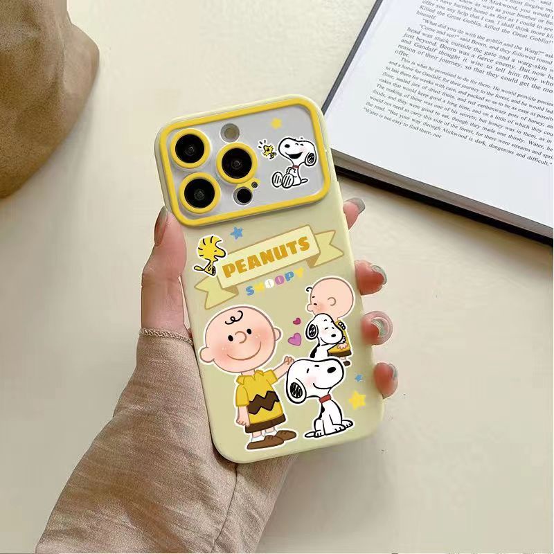 เคสโทรศัพท์มือถือ-แบบนิ่ม-ลายสนูปปี้-สําหรับ-apple-iphone-11-14pro-7p-13pro-12-sggx