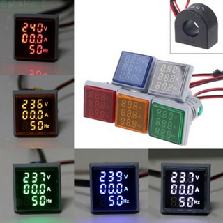【Big Discounts】3 in 1 Voltage Current Frequency Meter LED Digital Voltmeter Ammeter Hertz Meter#BBHOOD