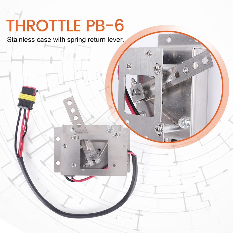 คันเร่งโพเทนชิโอมิเตอร์-pb-6-type-0-5k-พร้อม-mini-3-สาย-ev-pb-8-สําหรับ-curtis-pb-8-type-golf-cart