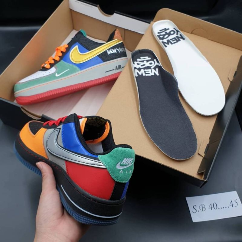 รองเท้าผ้าใบnikeairforce1-07-lv8-whetthelasneakersรองเท้าผ้าใบแฟชั่นรองเท้าผ้าใบผู้ชายตรงปกแท้100-พร้อมกล่อง