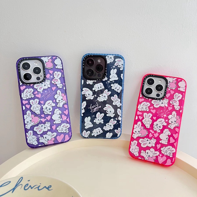 เคสโทรศัพท์ซิลิโคน-tpu-ลายการ์ตูนกระต่าย-หัวใจน่ารัก-ประดับกลิตเตอร์-วิบวับ-สําหรับ-iphone-11-12-13-14-pro-max