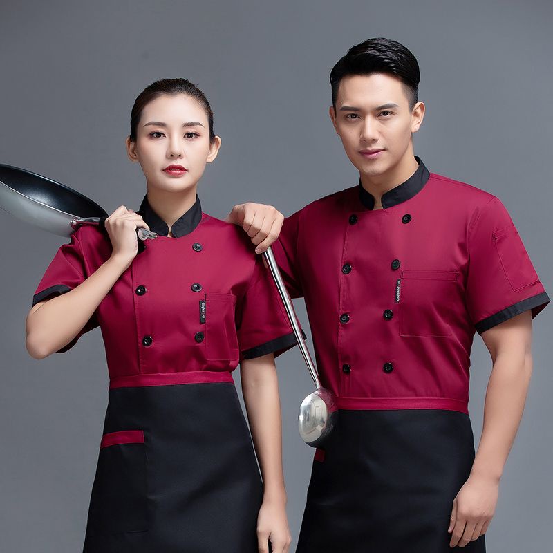 spot-customized-chefs-service-chefs-work-clothes-for-men-and-women-short-sleeved-summer-breathable-restaurant-after-dining-kitchen-canteen-west-point-baking-clothes-thin-chefs-blouse