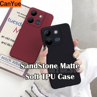 Infinix Smart 7 / Smart 7 Plus / Smart 7 HD Smart7 Sand Matte Soft TPU Case Anti Fingerprint Rough Phone Casing Flexible Back Rubber Back Cover