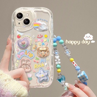 เคสโทรศัพท์มือถือ ลายตุ๊กตาคลื่น สามมิติ สําหรับ iPhone 14 13 11 12pro XR 7P 8P