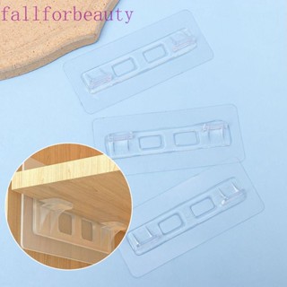 Fallforbeauty ตะขอพลาสติก อเนกประสงค์ ไม่เจาะรู สําหรับตู้เสื้อผ้า