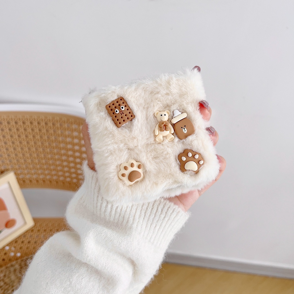 เคสโทรศัพท์มือถือ-แบบฝาพับ-ลายน่ารัก-สําหรับ-oppo-find-n2-flip-furry-find-n2flip