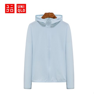 Uniqlo AIRism ชุดสกินสูท ผ้าเรยอน แบบนิ่ม มีซิป ป้องกันรังสียูวี UPF50 + สําหรับผู้ชาย และผู้หญิง