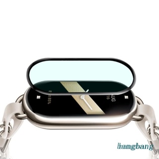 Bang ฟิล์มกันรอยขอบโค้ง 3D ความละเอียดสูง สําหรับ Mi-Band 8 Smartwatch