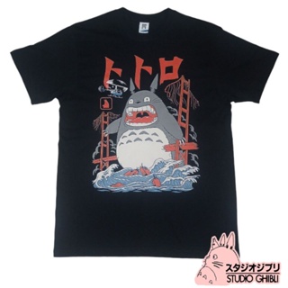 TOP CTT-shirt  เสื้อยืด ขนาดใหญ่ พิมพ์ลายการ์ตูน My Neighbor Totoro สําหรับผู้ชาย และผู้หญิงS-5XL