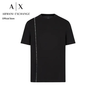 AX Armani Exchange เสื้อยืดผู้ชาย รุ่น 6LZTKCZJ9AZ1200 สี Black