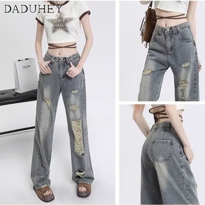 daduhey-korean-style-retro-wide-leg-jeans-womens-summer-2023-new-high-waist-loose-drooping-straight-fashion-casual-mop-pants