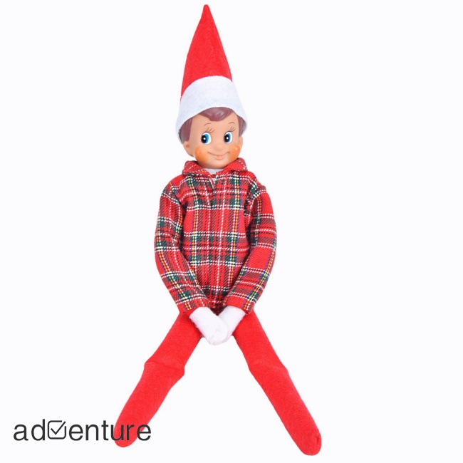 adven-เสื้อผ้าตุ๊กตาเอลฟ์-คริสต์มาสน่ารัก-แฟชั่น-อุปกรณ์เสริม-สําหรับเด็ก