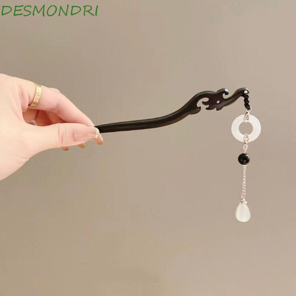 desmondri-ใหม่-กิ๊บติดผม-ไม้หยกเทียม-แฮนด์เมด-ลายดอกไม้-สไตล์จีน-สร้างสรรค์-เครื่องประดับ-สําหรับผู้หญิง