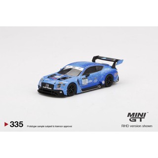 MINIGT 1: 64 Bentley Continental Flying GT GT3 อัลลอย ขนาดเล็ก  โมเดลรถแข่งโมเดล รถ ของเล่นเด็กผู้ชาย ของขวัญวันเกิด ตกแต่งบ้าน