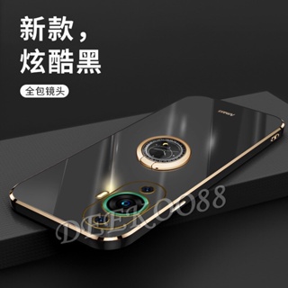 เคสโทรศัพท์มือถือ ชุบไฟฟ้า พร้อมแหวนขาตั้ง สําหรับ Huawei Nova 11 Pro 11i 10 SE Y91 Mate 50 P60 Pro 2023 Nova11i Nova11Pro